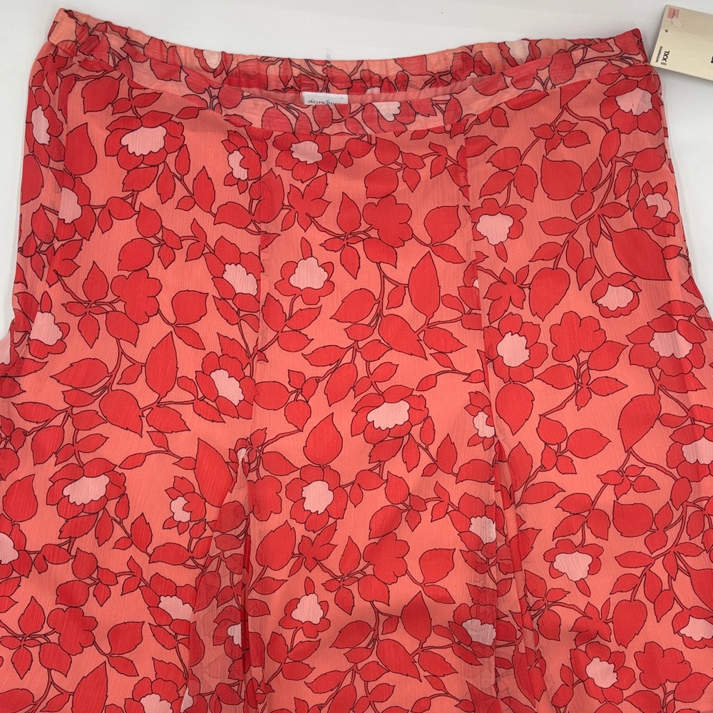 Jaclyn Smith Floral Print Skirt